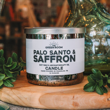 Palo Santo & Saffron Candle